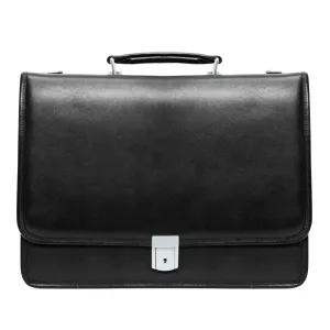 McKlein USA Bucktown 15.6" Leather Double Compartment Laptop Briefcase