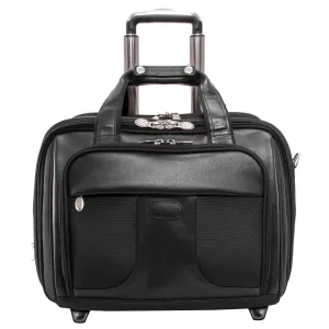 McKlein USA Chicago 15.6" Nylon Wheeled Laptop with Removable Briefcase