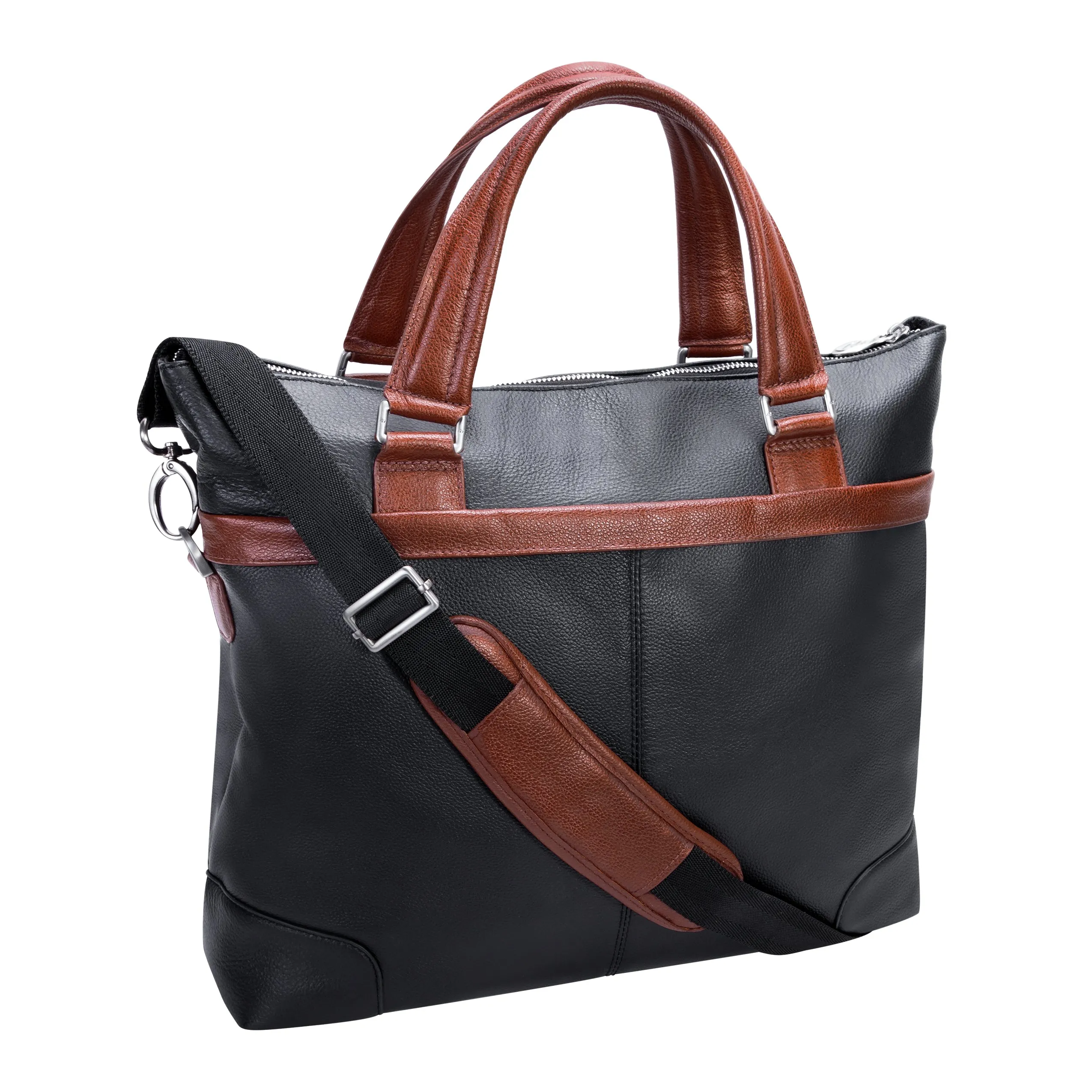 McKlein USA Eastward 15" Leather Two-Tone Laptop & Tablet Briefcase