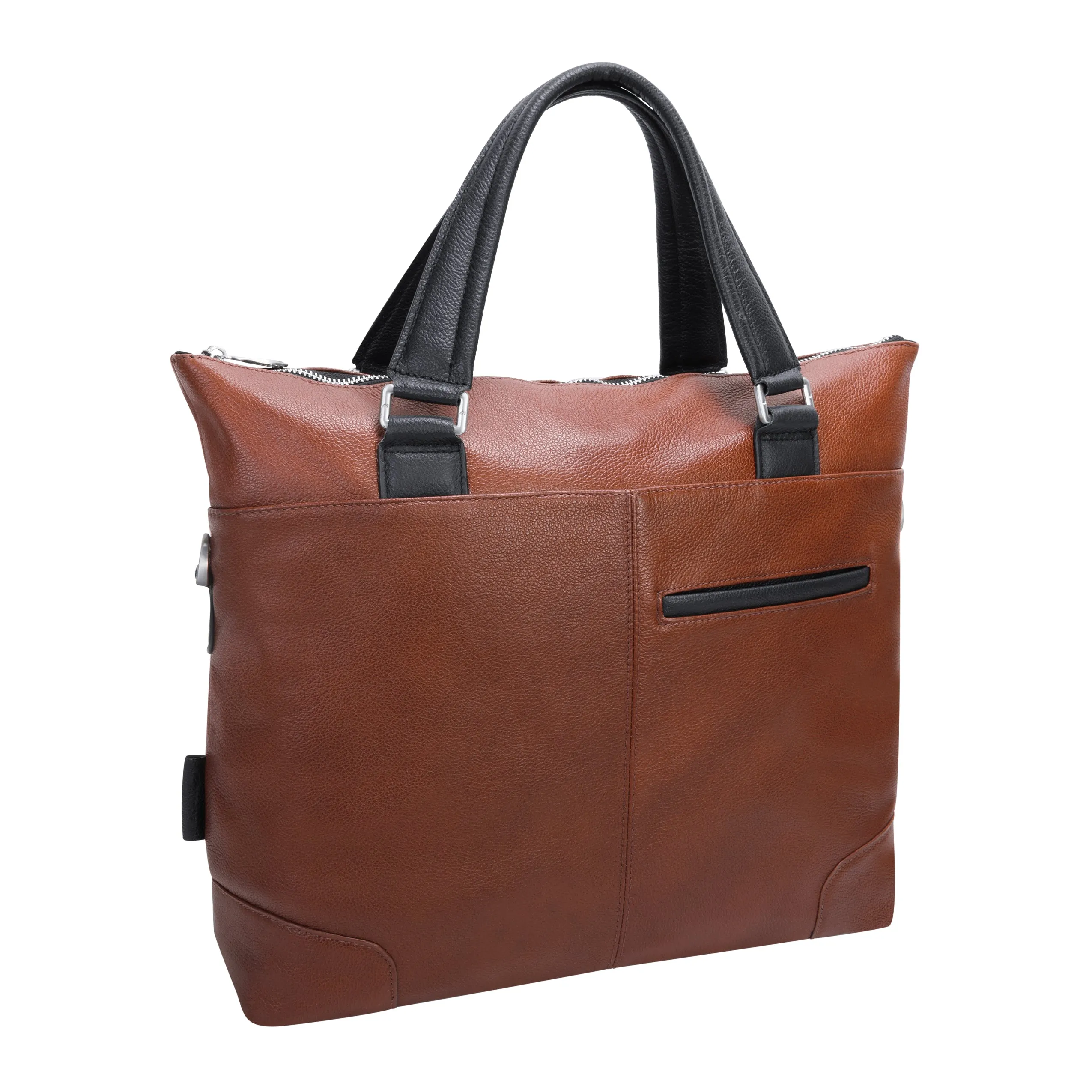 McKlein USA Eastward 15" Leather Two-Tone Laptop & Tablet Briefcase