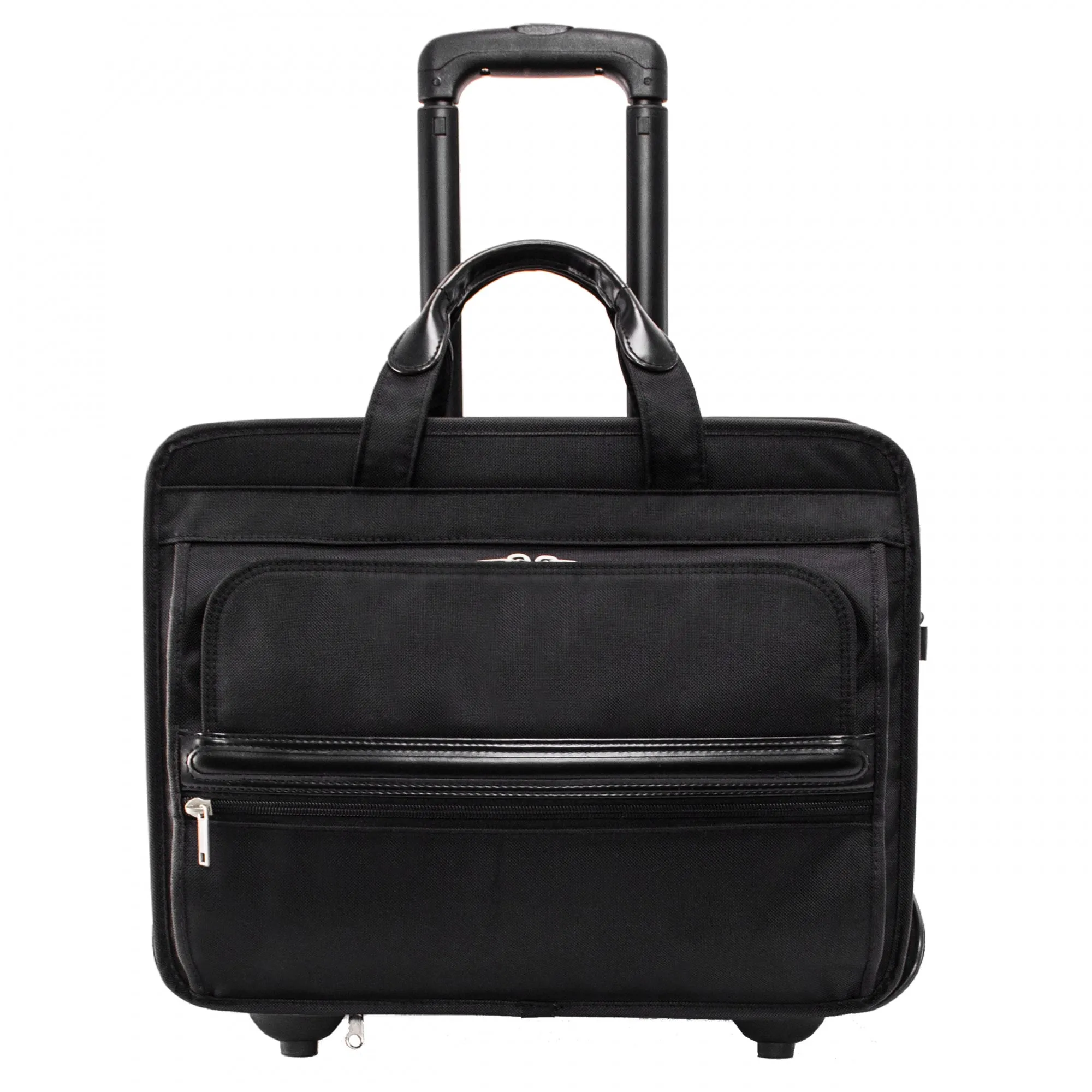 McKlein USA Franklin 15.6" Nylon Wheeled Laptop Briefcase