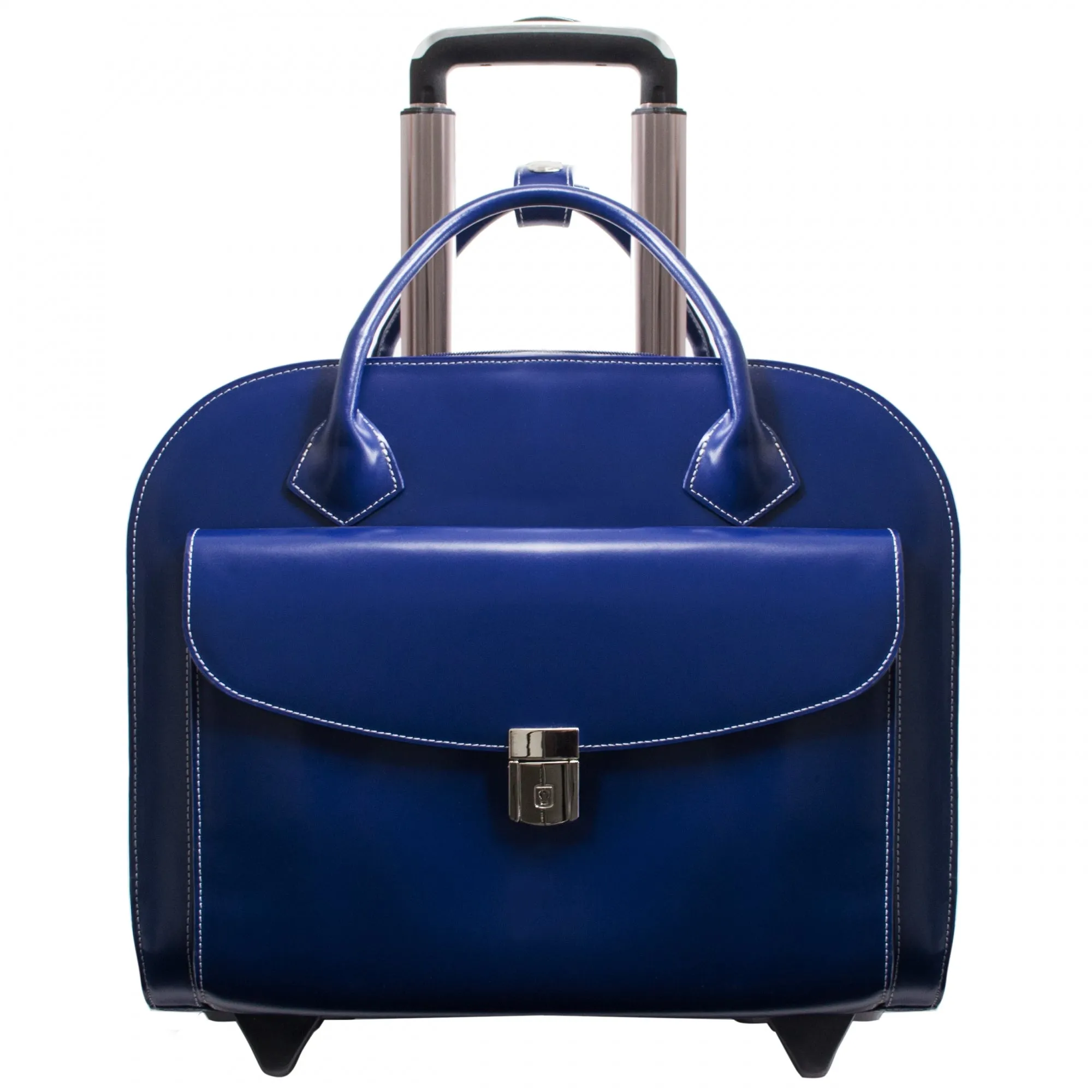 McKlein USA Granville Leather 15.4" Wheeled Ladies' Laptop Case