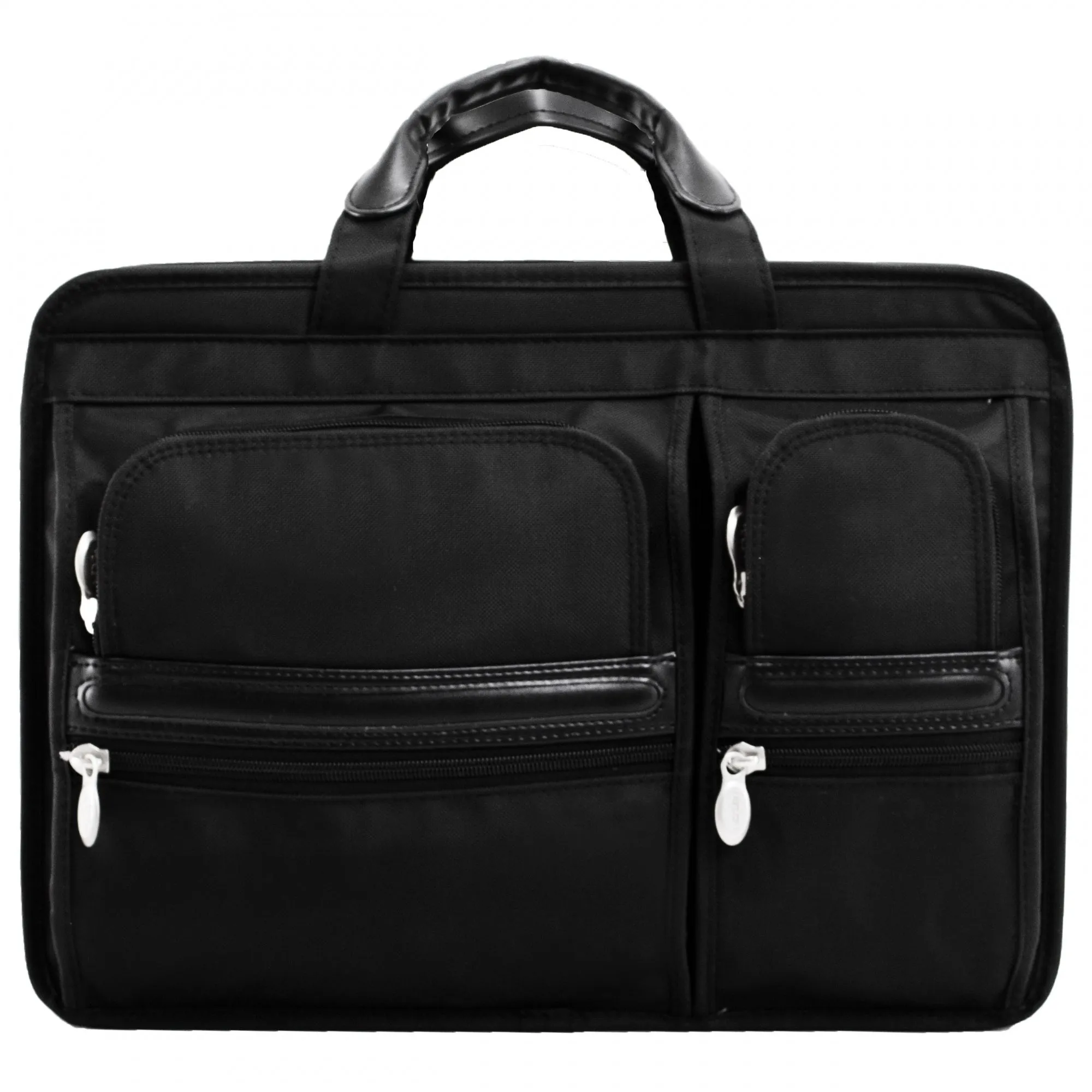 McKlein USA Hubbard 15.6" Nylon Double Compartment Laptop Briefcase