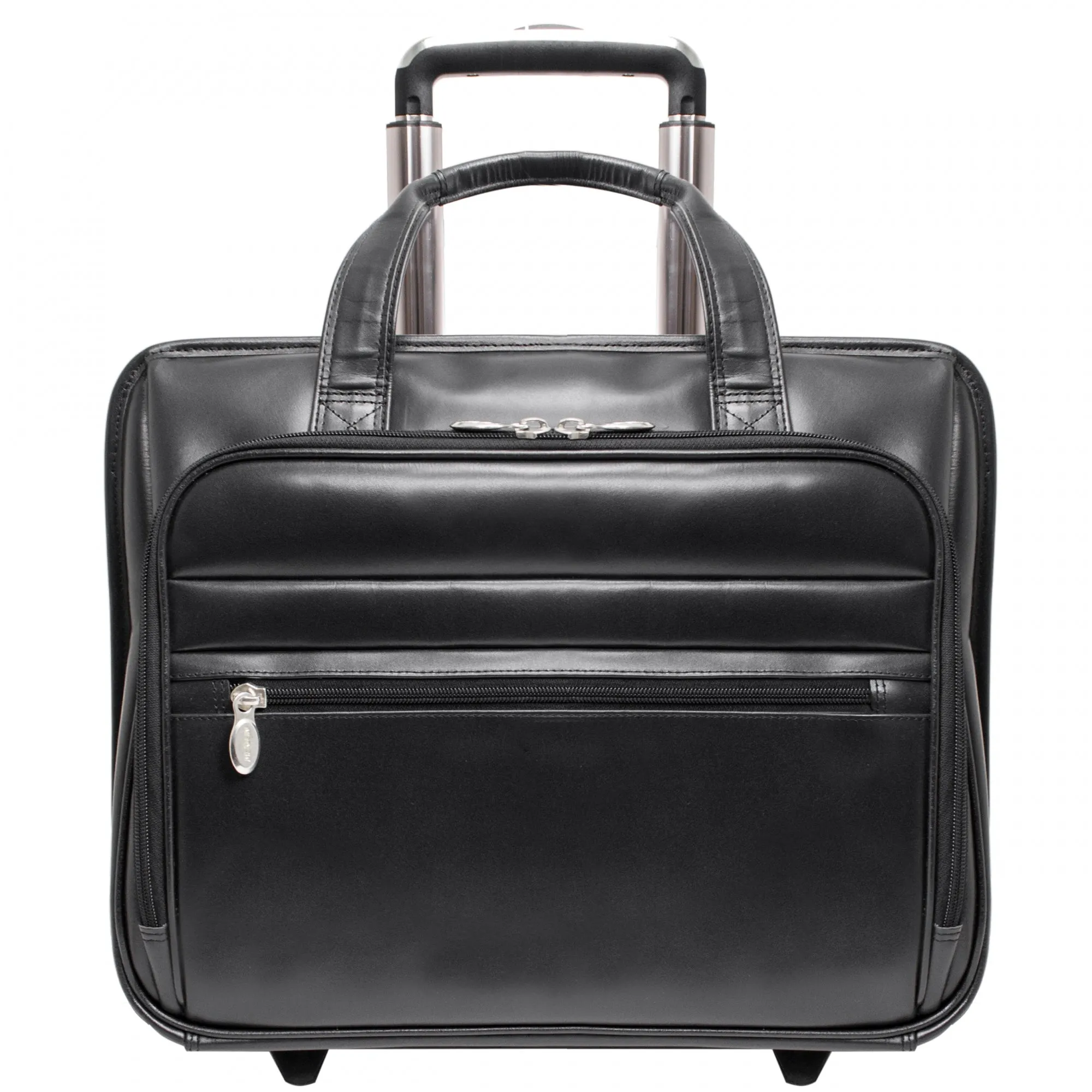 McKlein USA Midtown 15.6" Leather Wheeled Laptop Briefcase