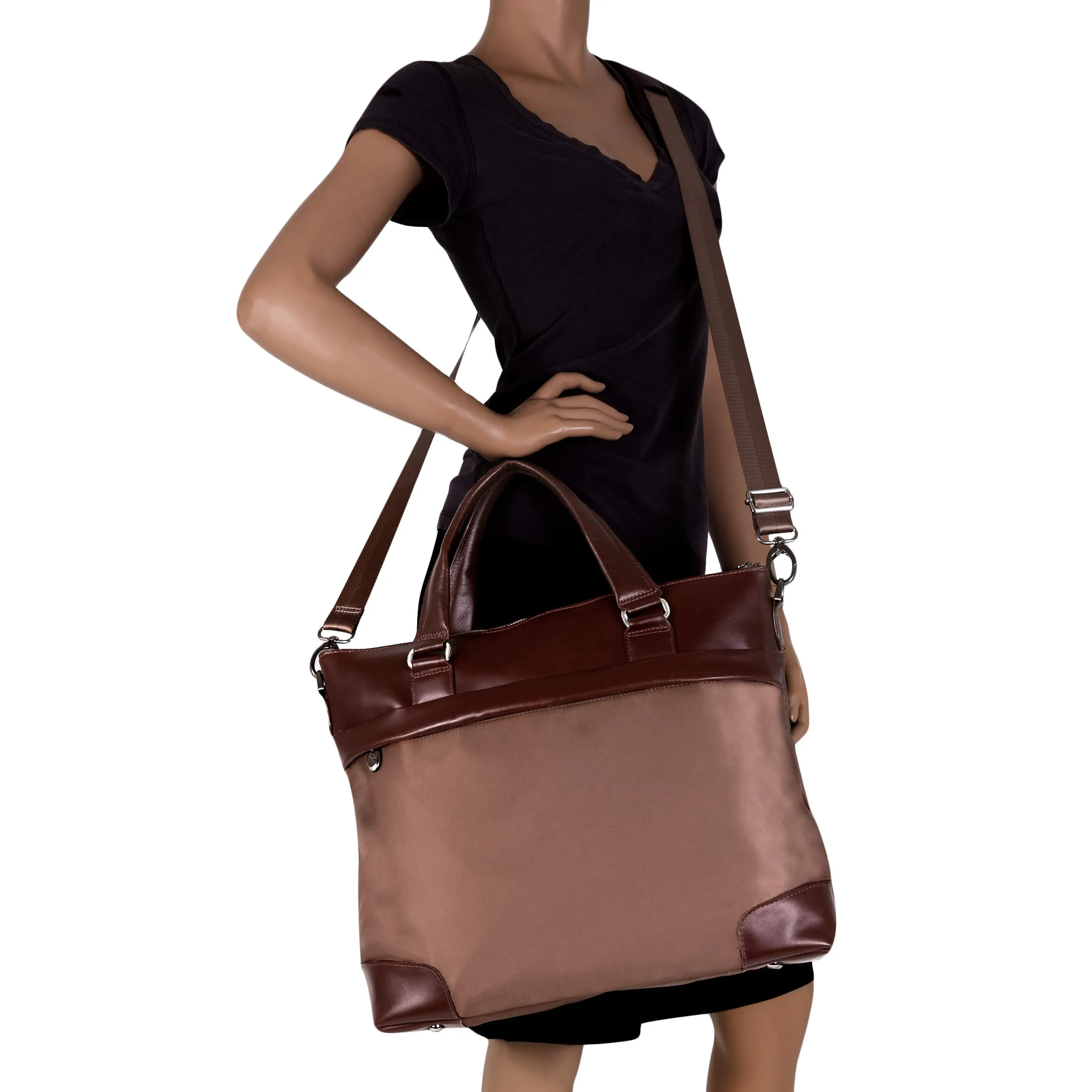 McKlein USA N Series Eastward 15" Nylon Slim Laptop Briefcase