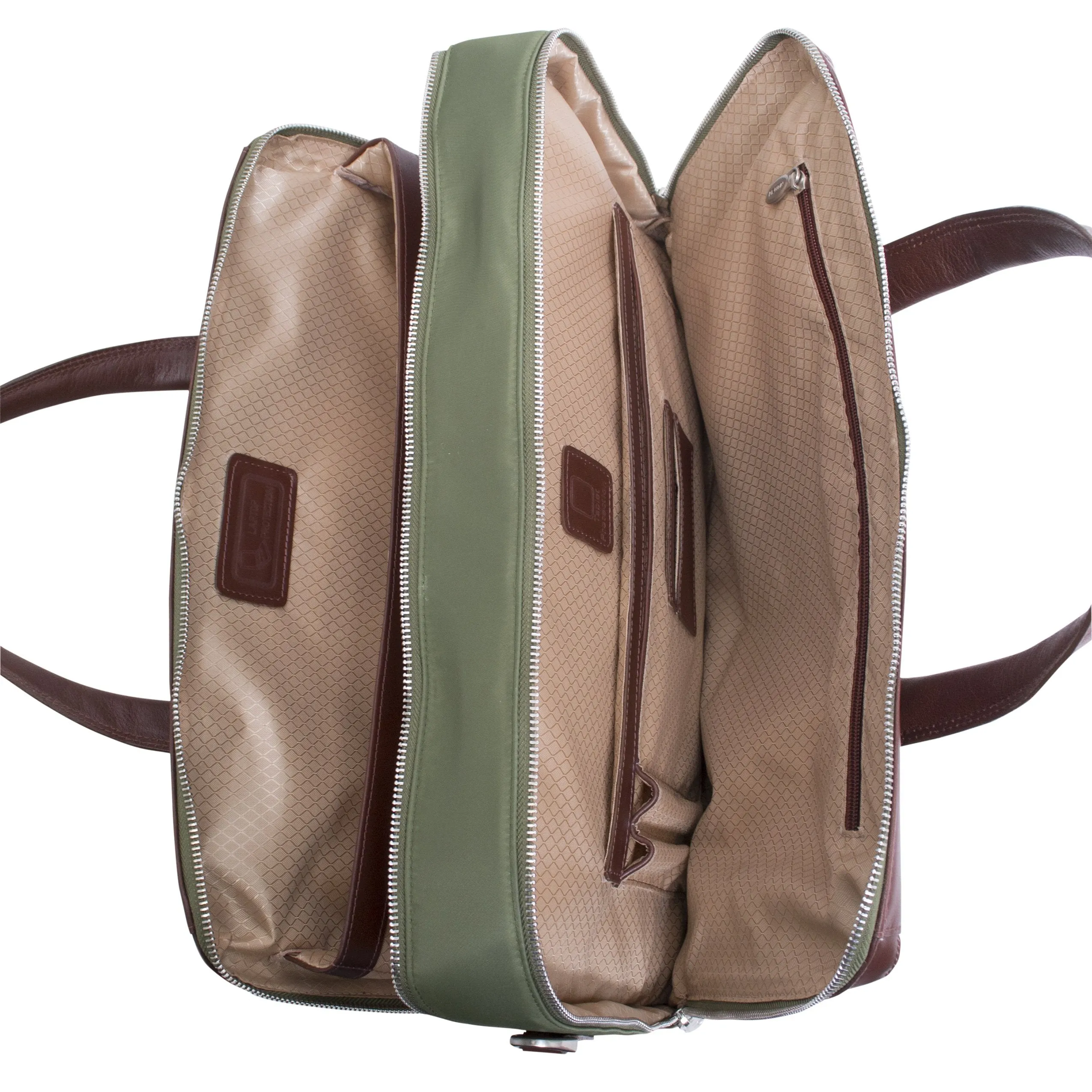 McKlein USA N Series Harpswell 17" Nylon Dual Compartment Laptop Briefcase