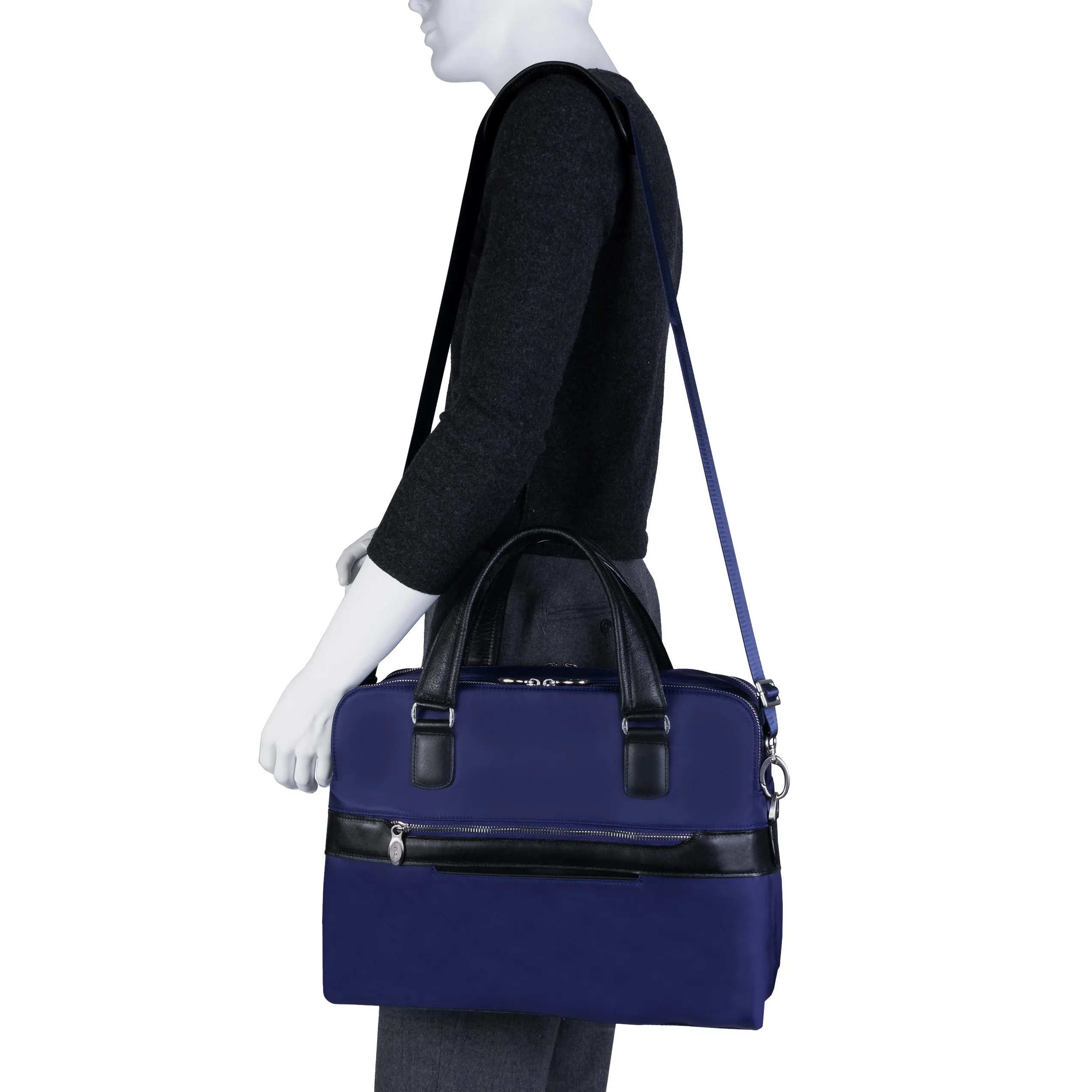 McKlein USA N Series Hartford Nylon Dual Compartment Briefcase