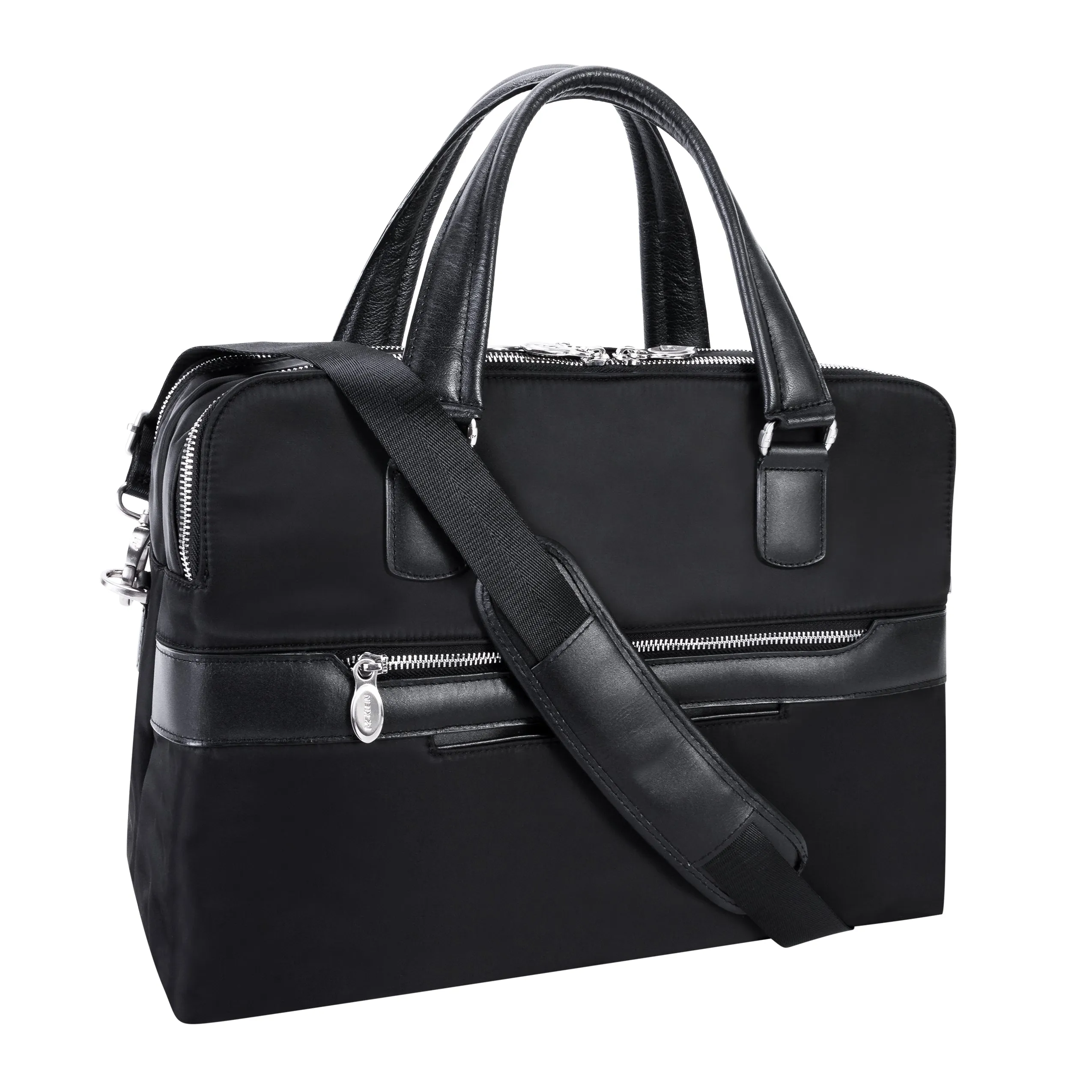 McKlein USA N Series Hartford Nylon Dual Compartment Briefcase