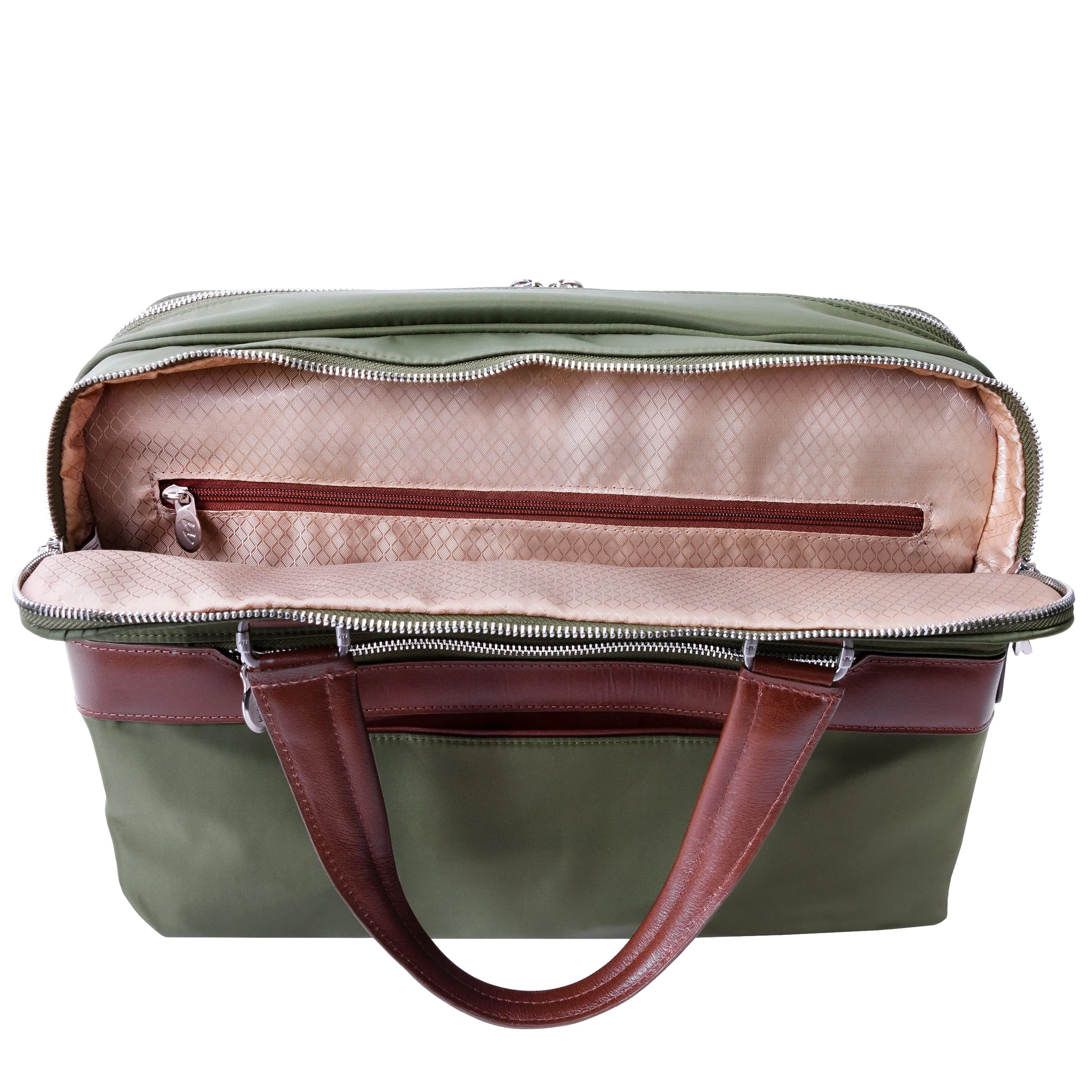 McKlein USA N Series Hartford Nylon Dual Compartment Briefcase