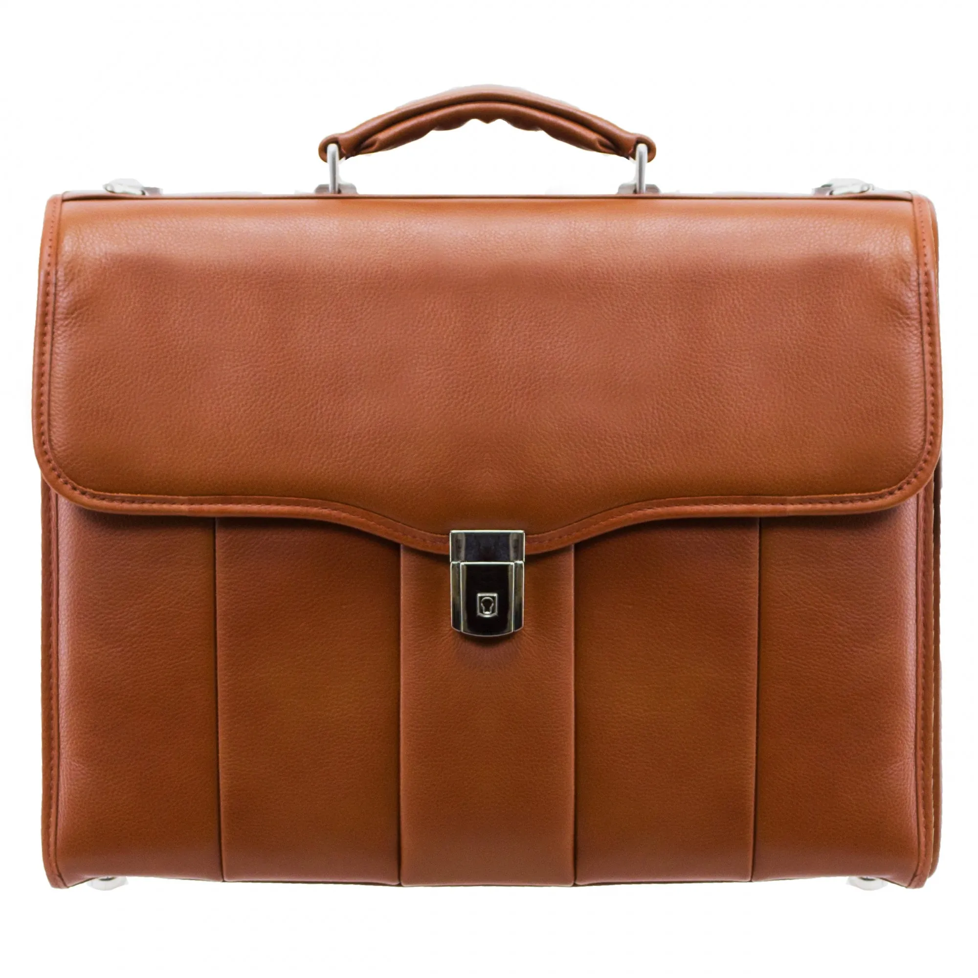 McKlein USA North Park 15.4" Leather Executive Laptop Briefcase