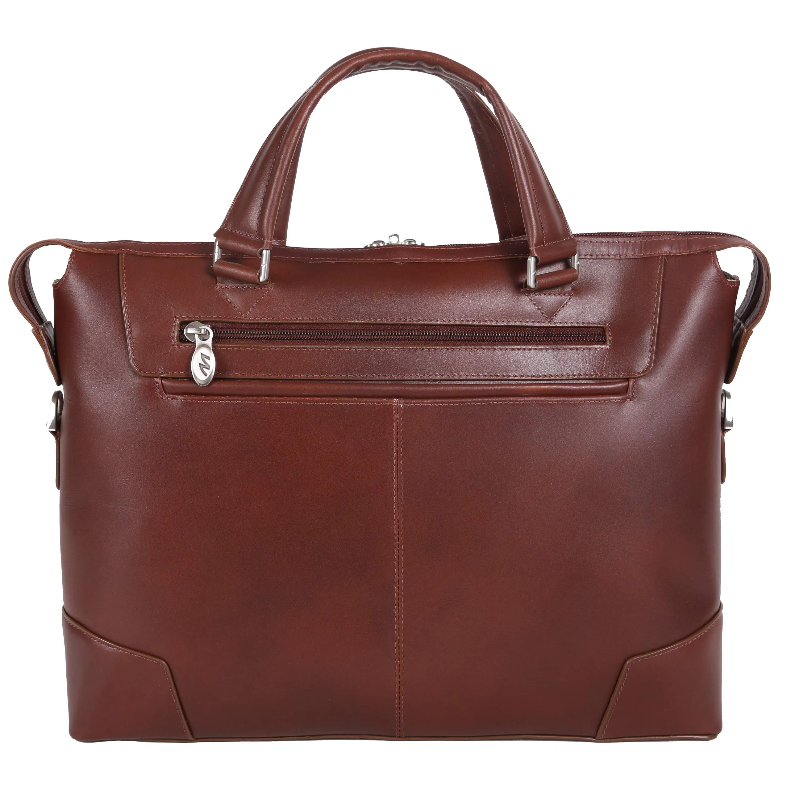 McKlein USA R Series Arcadia 17" Leather Slim Laptop Briefcase