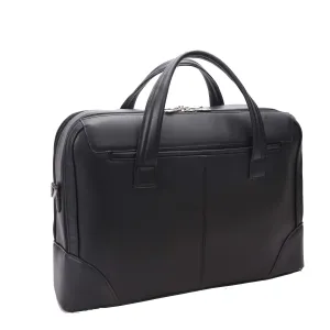 McKlein USA R Series Harpswell 17" Leather Dual Compartment Laptop Briefcase