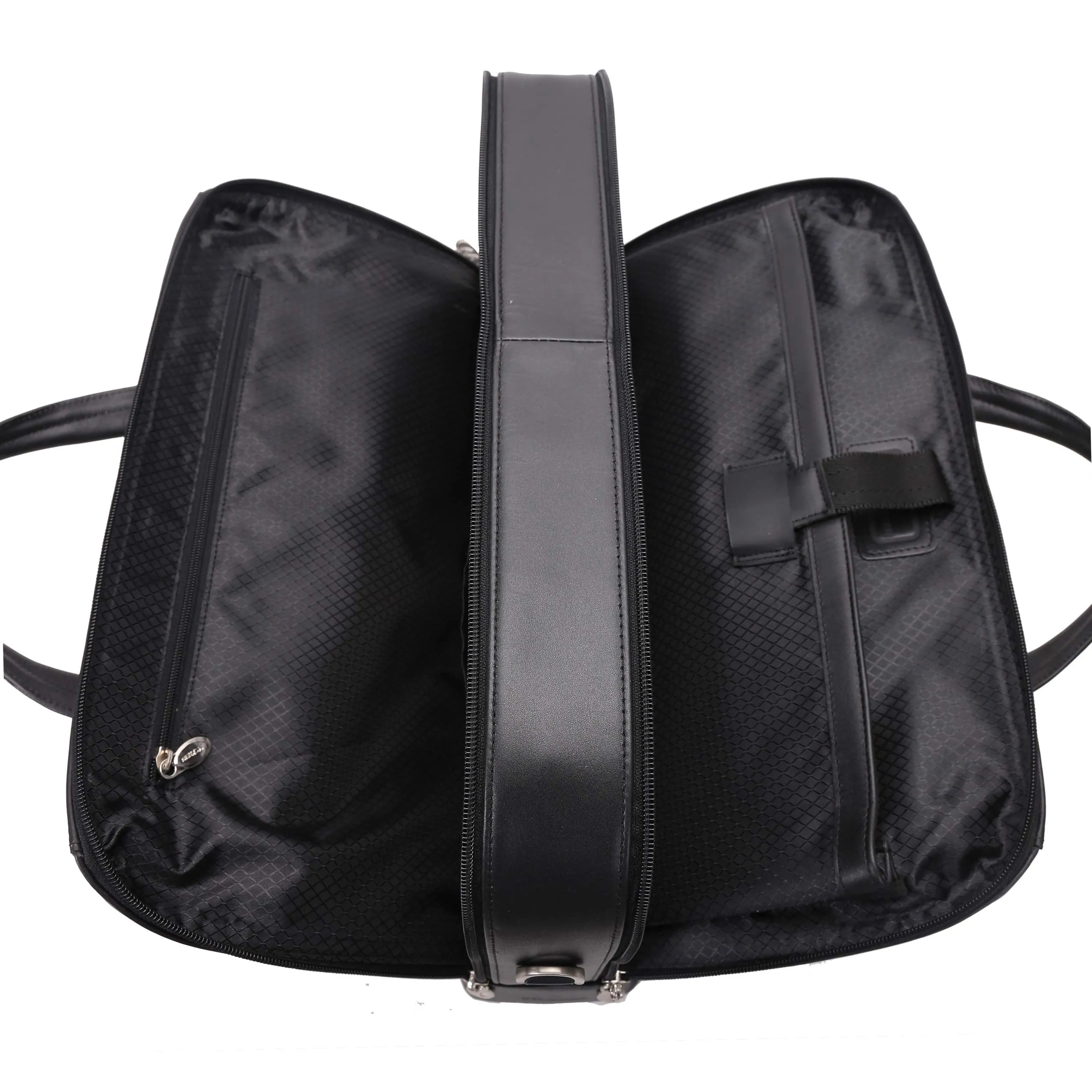 McKlein USA R Series Harpswell 17" Leather Dual Compartment Laptop Briefcase