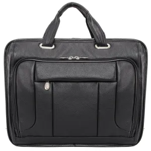 McKlein USA River West 15.6" Leather Laptop Briefcase