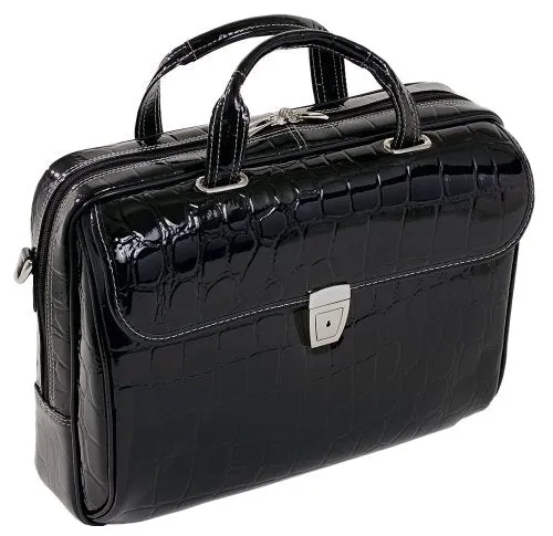 McKlein USA Siamod Ignoto 15.6" Leather Large Ladies Laptop Briefcase