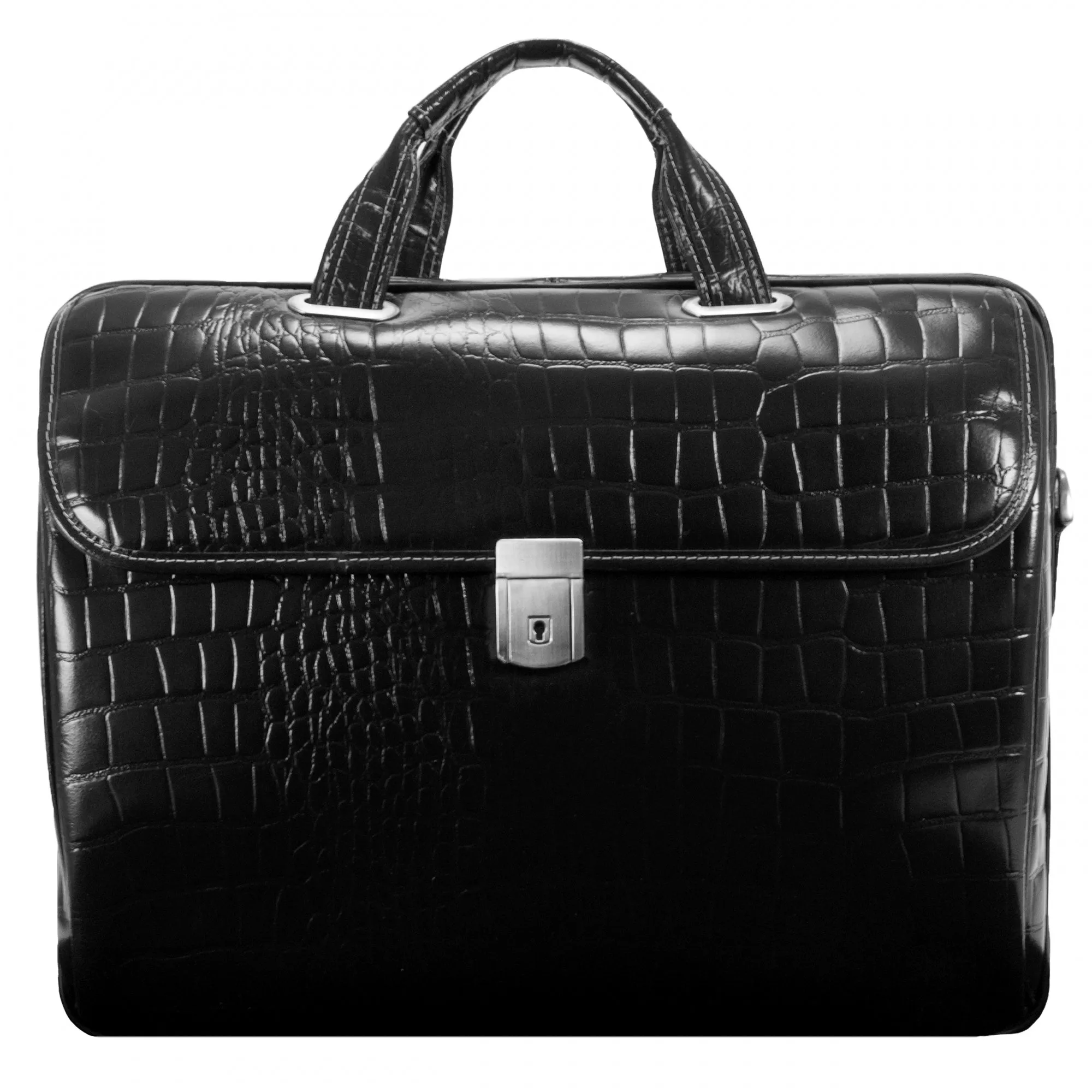 McKlein USA Siamod Ignoto 15.6" Leather Large Ladies Laptop Briefcase