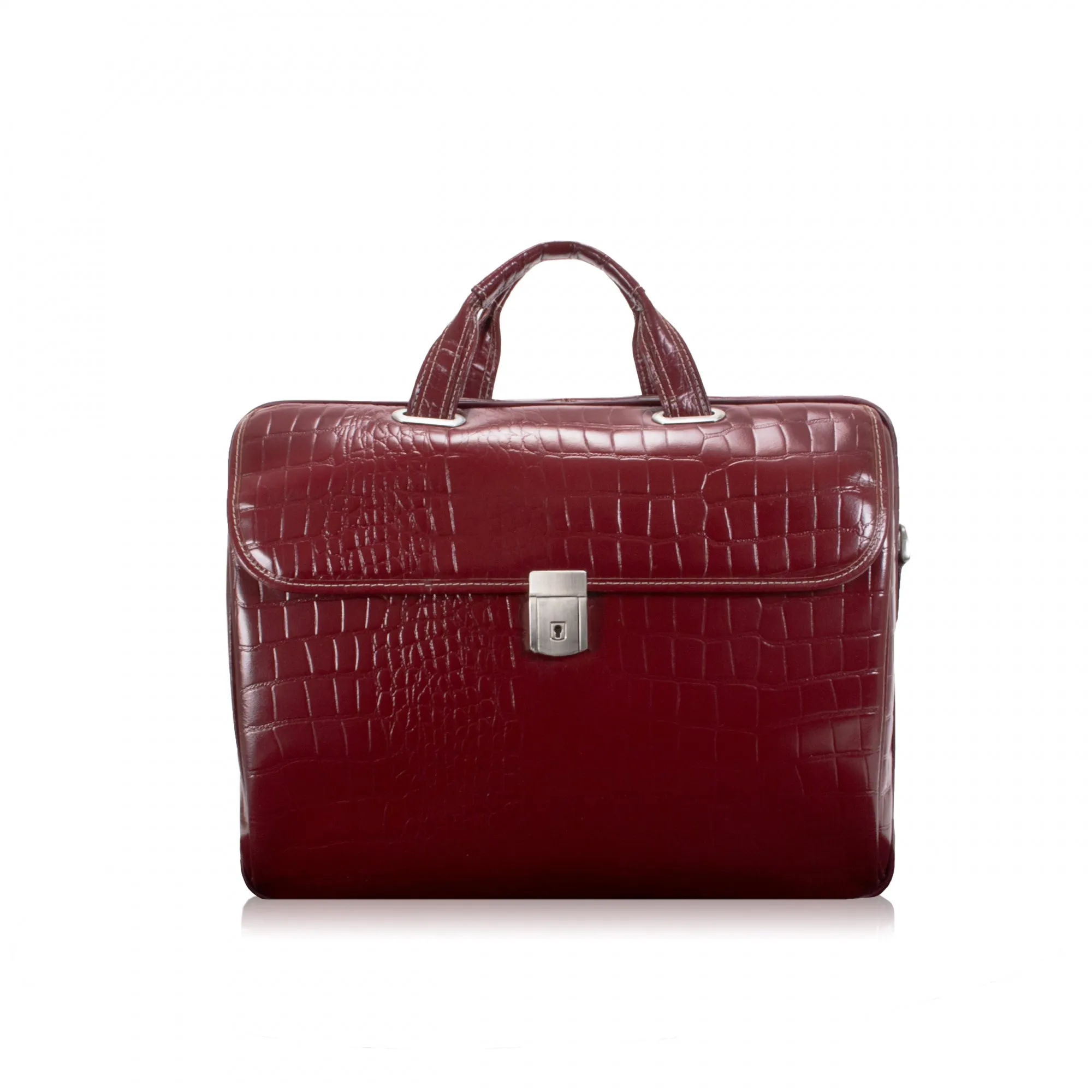 McKlein USA Siamod Ignoto 15.6" Leather Large Ladies Laptop Briefcase