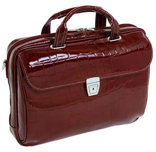 McKlein USA Siamod Ignoto 15.6" Leather Large Ladies Laptop Briefcase