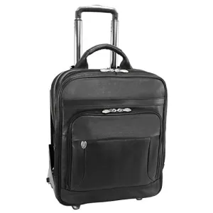 McKlein USA Wicker Park 17" Leather Laptop Backpack Briefcase