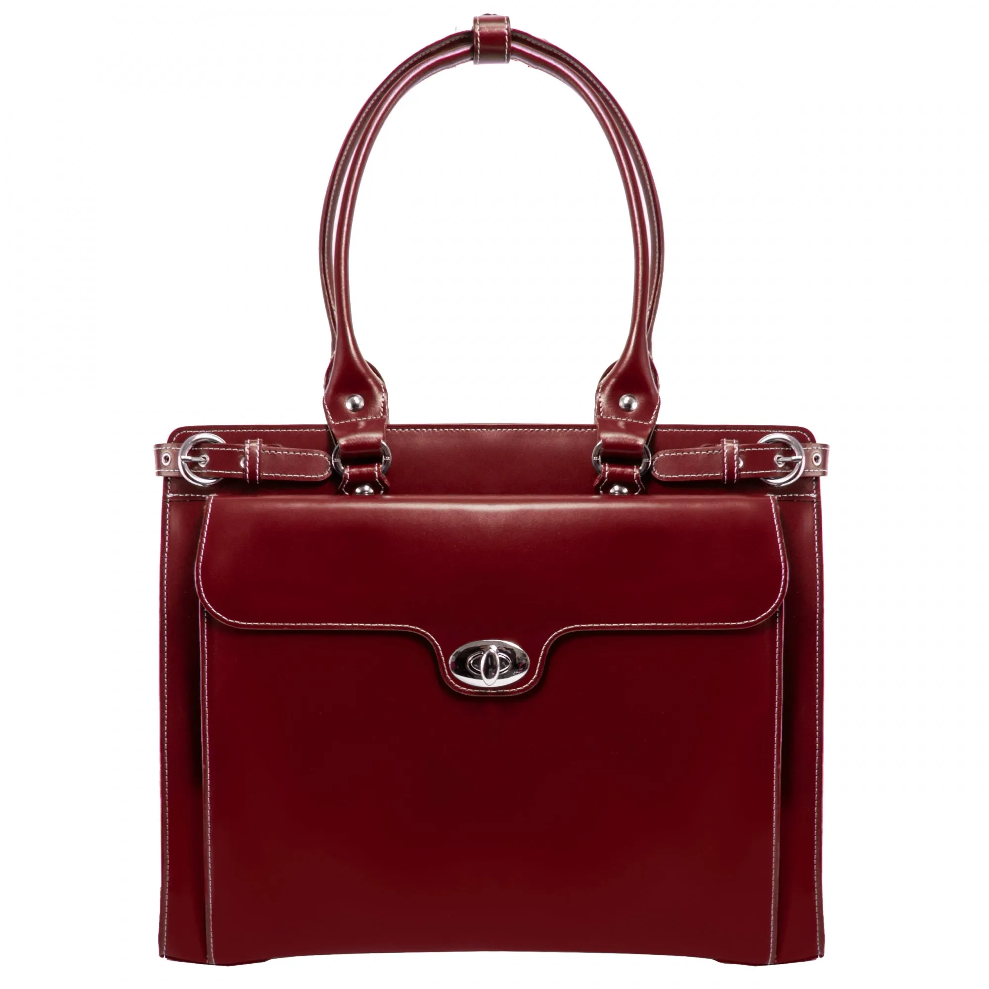 McKlein USA Winnetka 15.4" Leather Ladies' Laptop Briefcase w/ Removable Sleeve