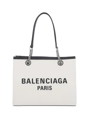 Medium 'Duty Free' Tote Bag  Grey