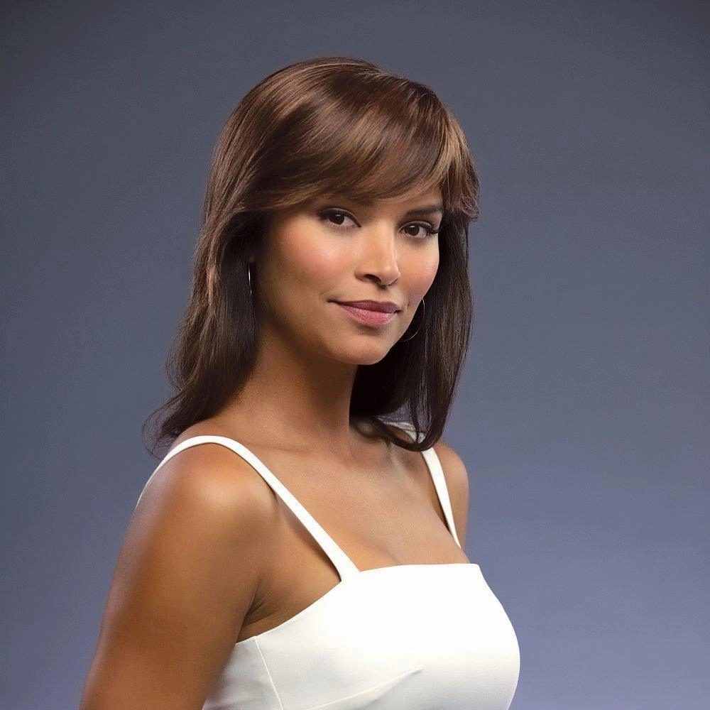 Medium Top Piece Mono Wig by Amore | Synthetic Monofilament Base