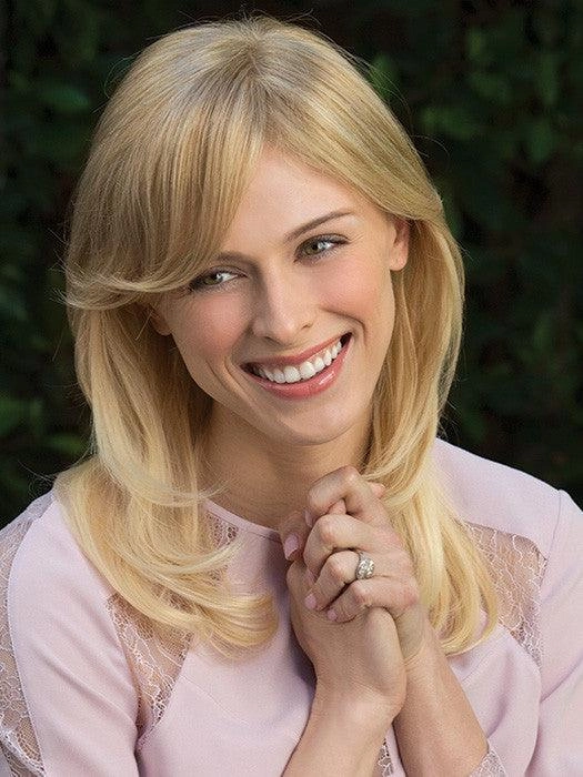 Medium Top Piece Mono Wig by Amore | Synthetic Monofilament Base