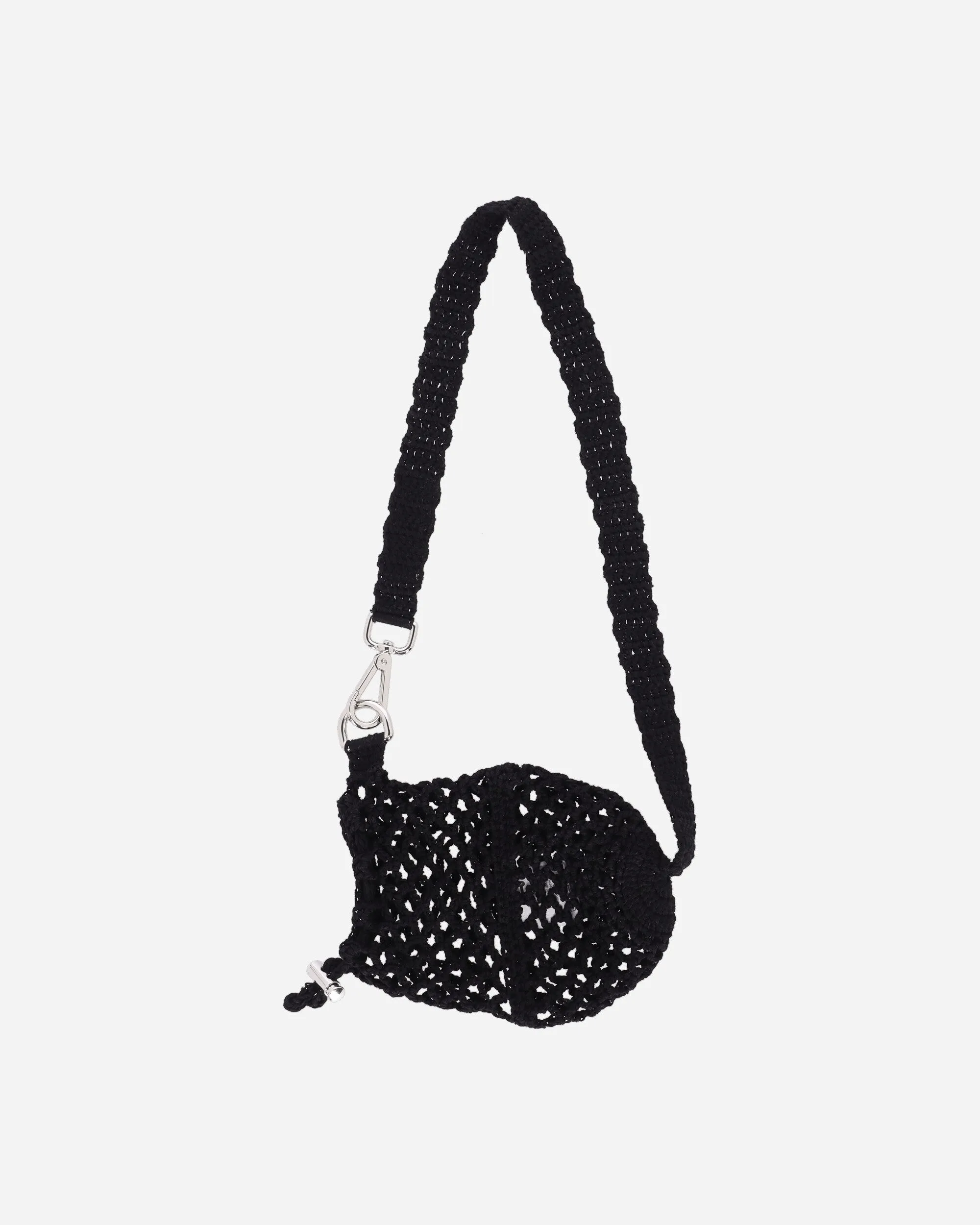 Mesh Crossbody Bag Black