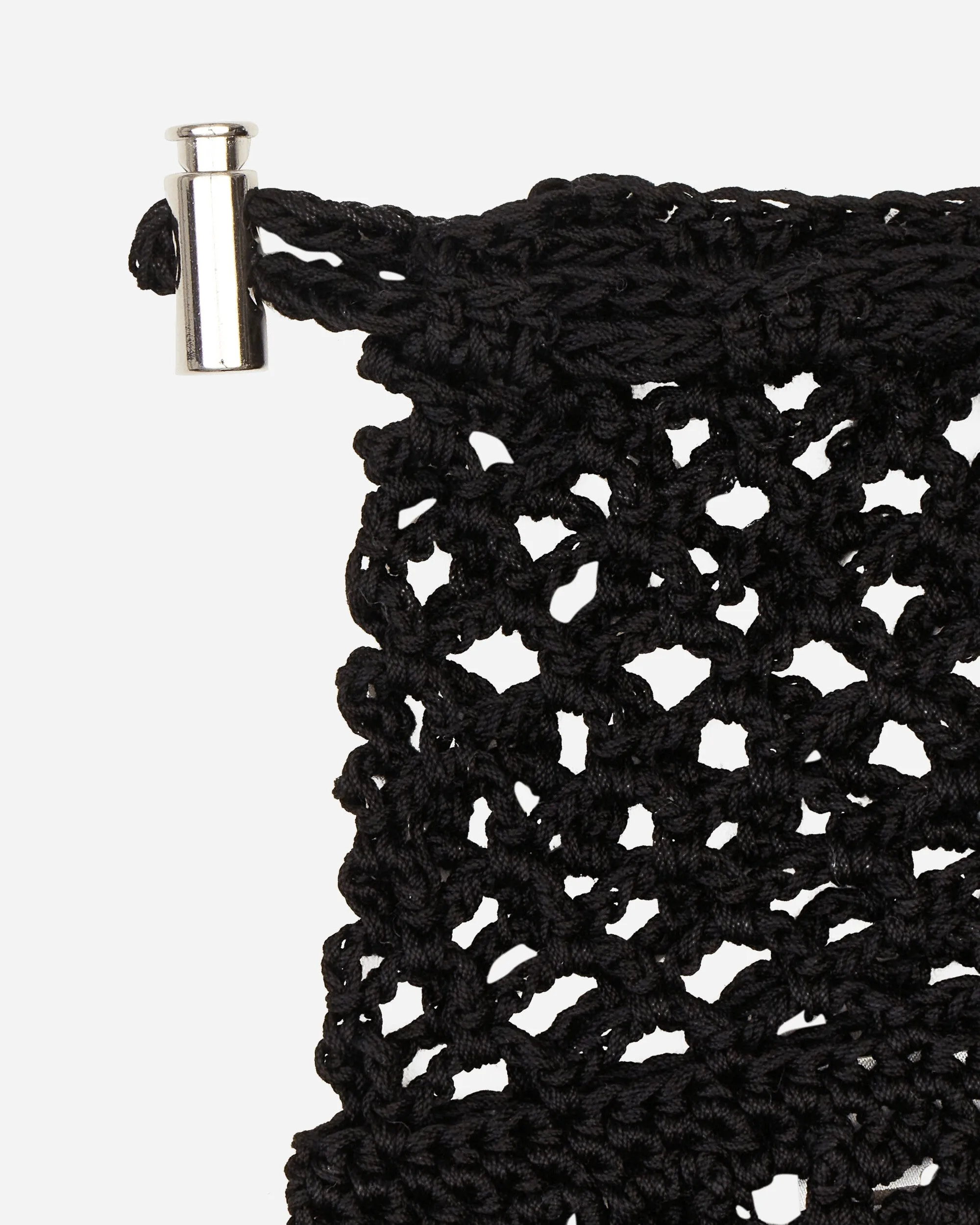 Mesh Crossbody Bag Black