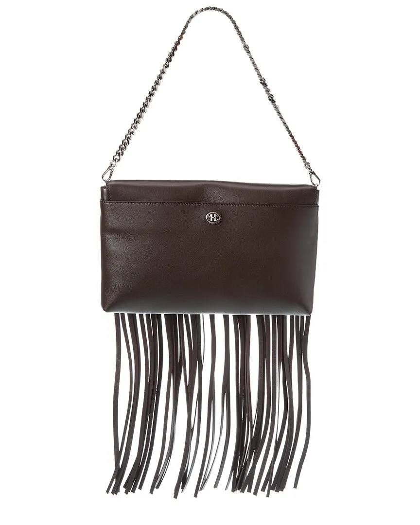 Michael Kors Collection Fringe Leather Clutch