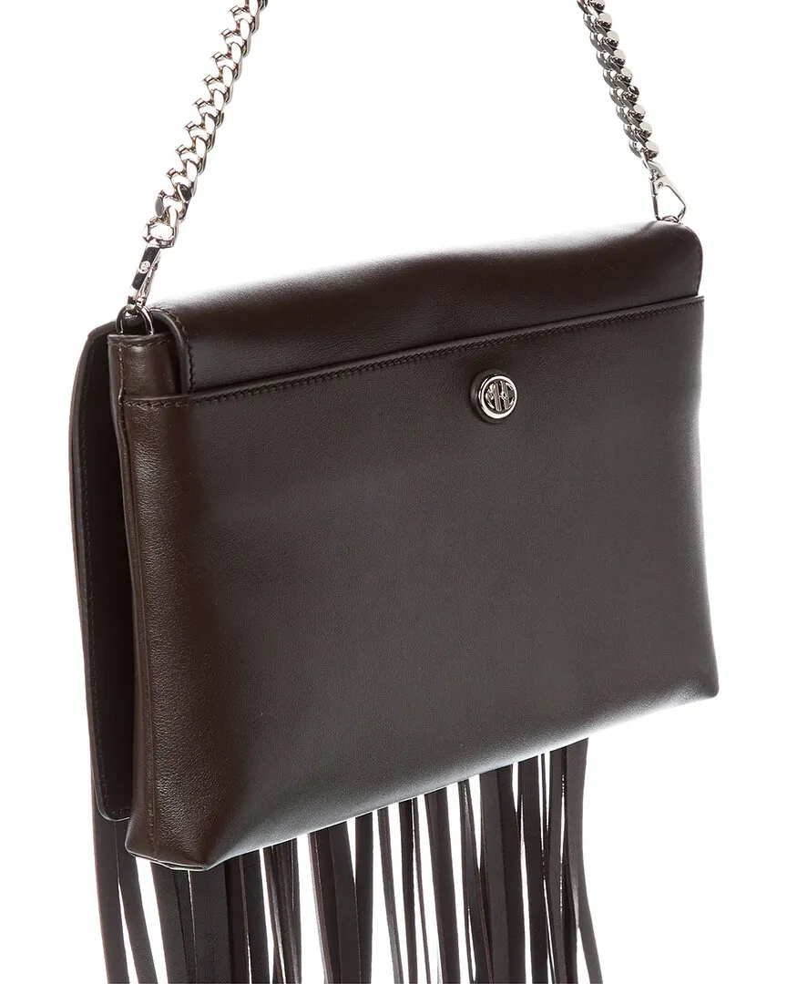 Michael Kors Collection Fringe Leather Clutch