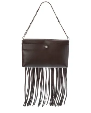 Michael Kors Collection Fringe Leather Clutch
