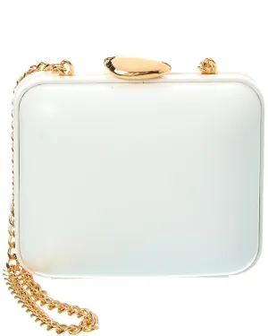 Michael Kors Collection Leather Mini Box Minaudiere