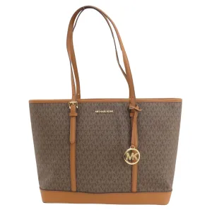 Michael Kors Jet Set  Canvas Tote Bag (Pre-Owned)
