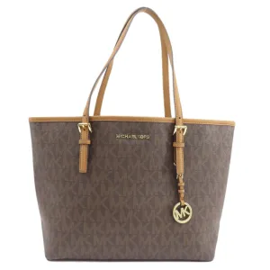 Michael Kors Jet Set Canvas Tote Bag (Pre-Owned)
