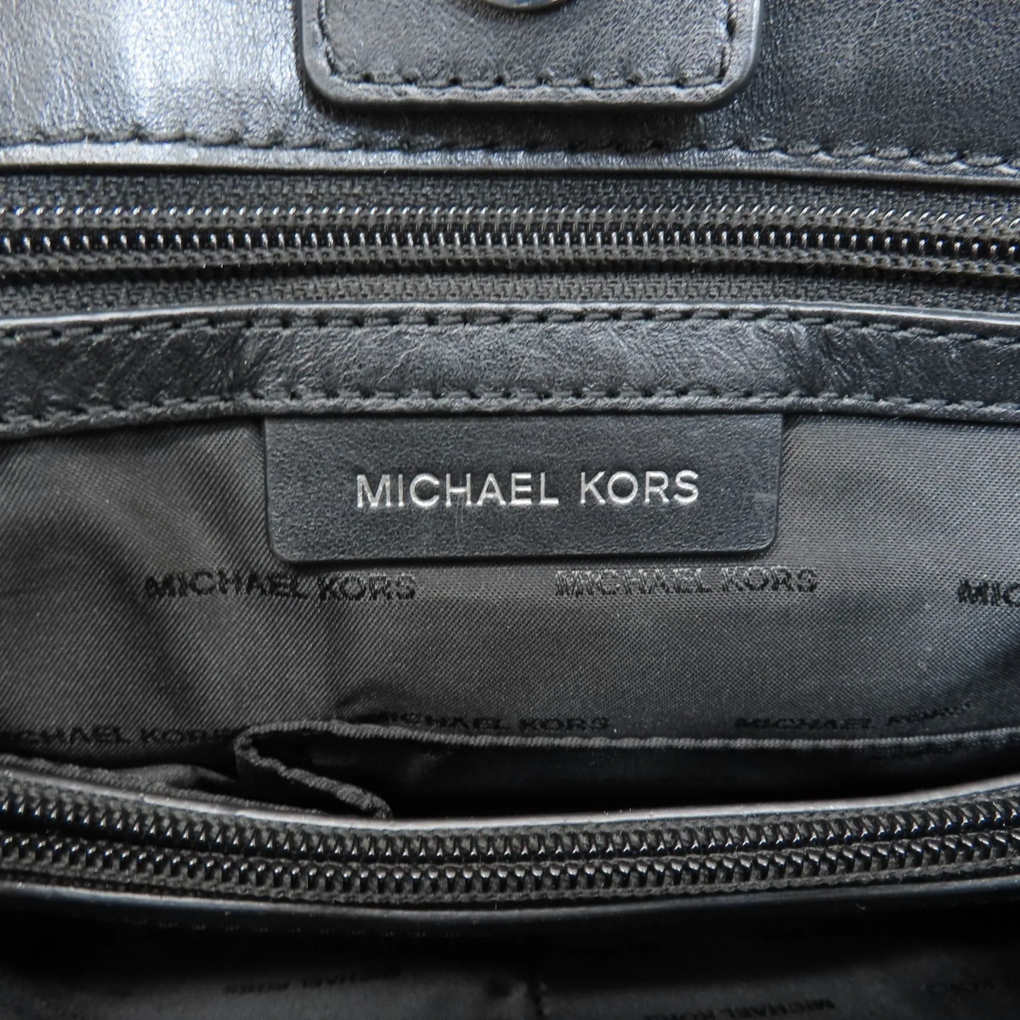 Michael Kors  Leather Coated Canvas Tote Bag (Pre-Owned)