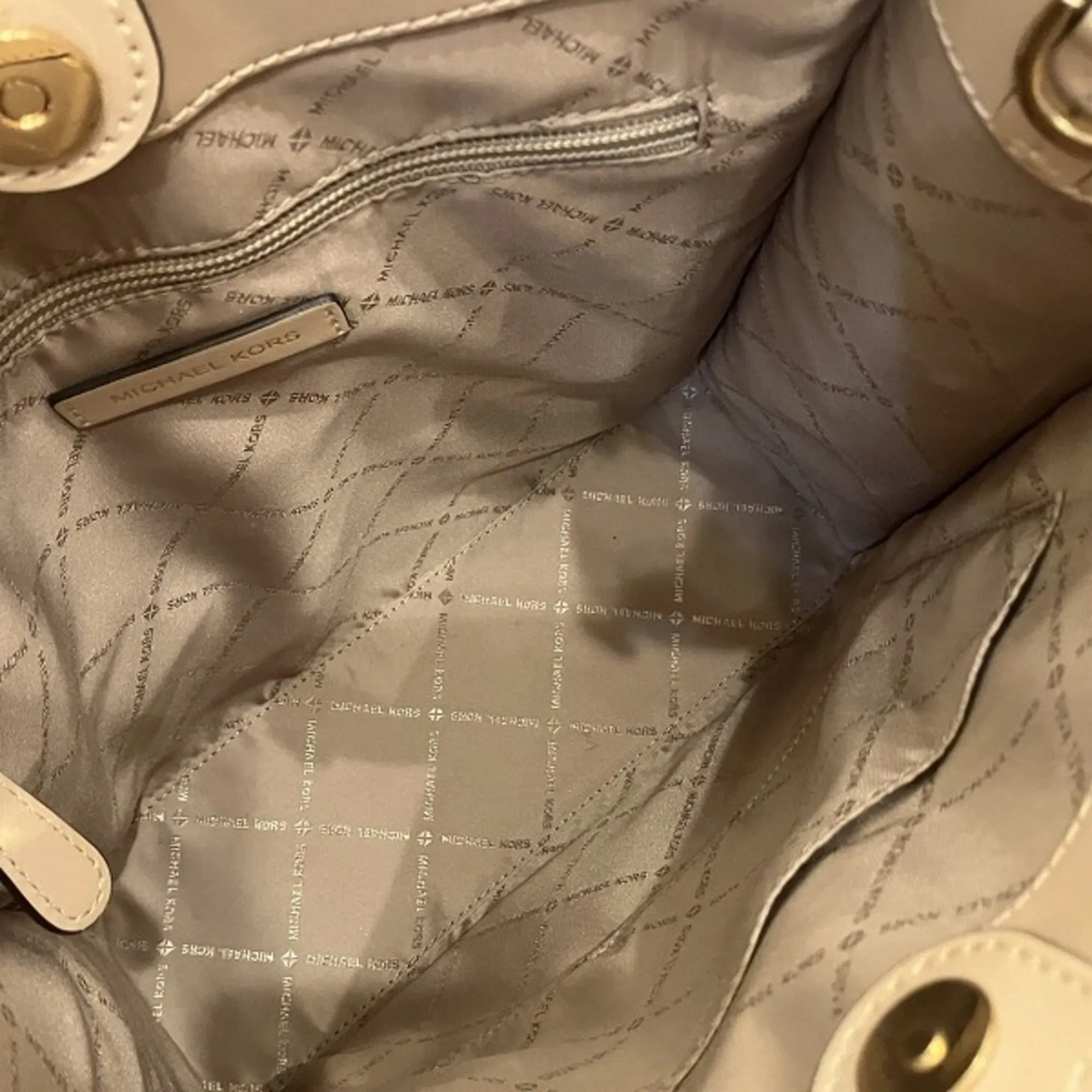 Michael Kors  Leather Shoulder Bag Tote Bag (Pre-Owned)