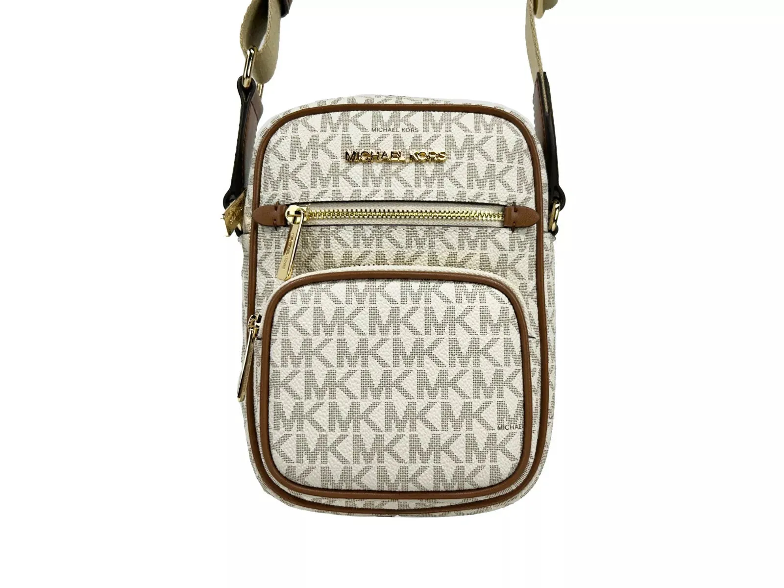 Michael Kors North South Medium Crossbody Bag Women's ivory