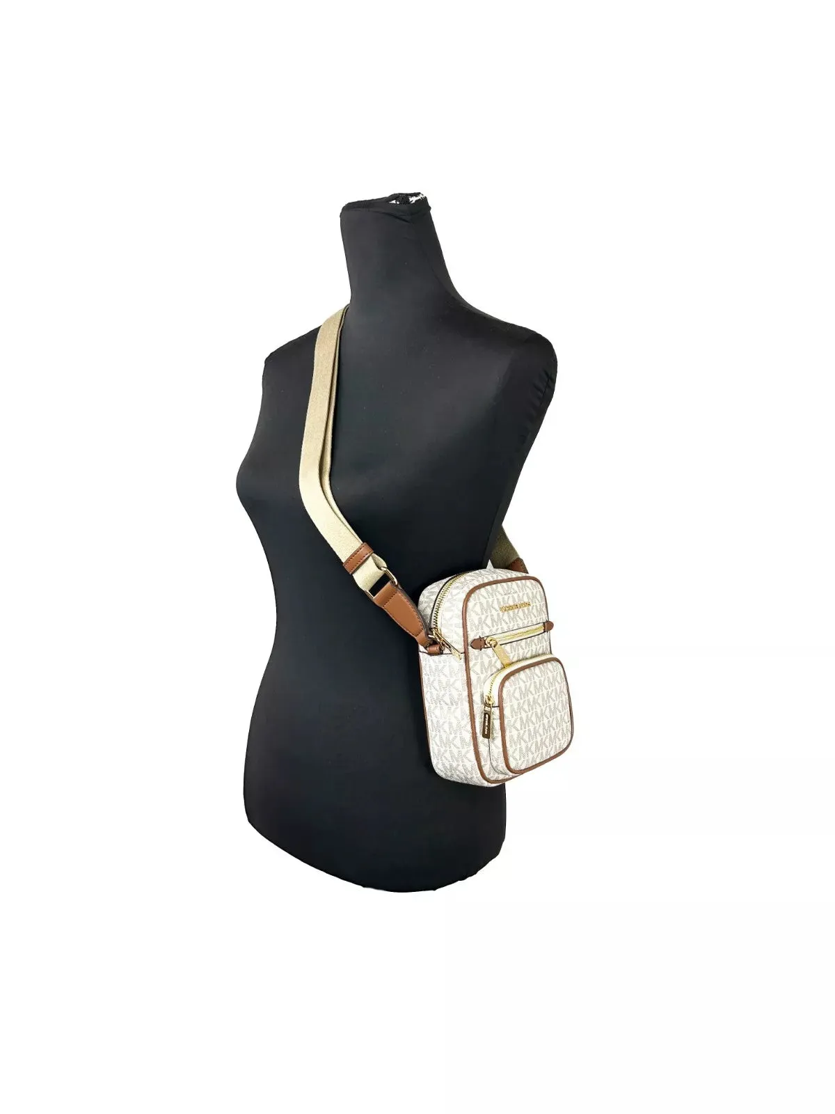 Michael Kors North South Medium Crossbody Bag Women's ivory