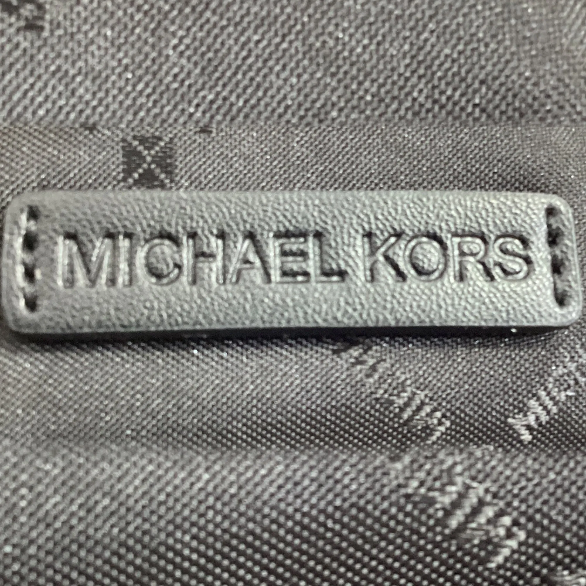 Michael Kors Triple Compartment Crossbody Bag in Black Leather