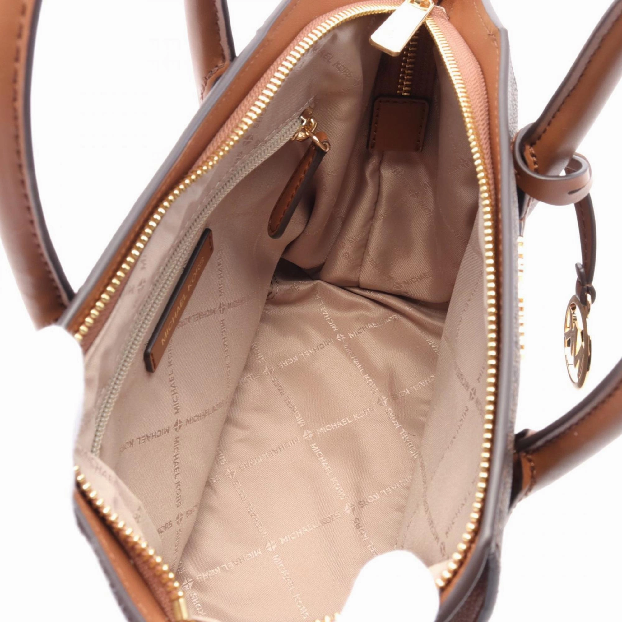 Michael Kors  Coated Canvas Pvc Leather Handbag (Pre-Owned)