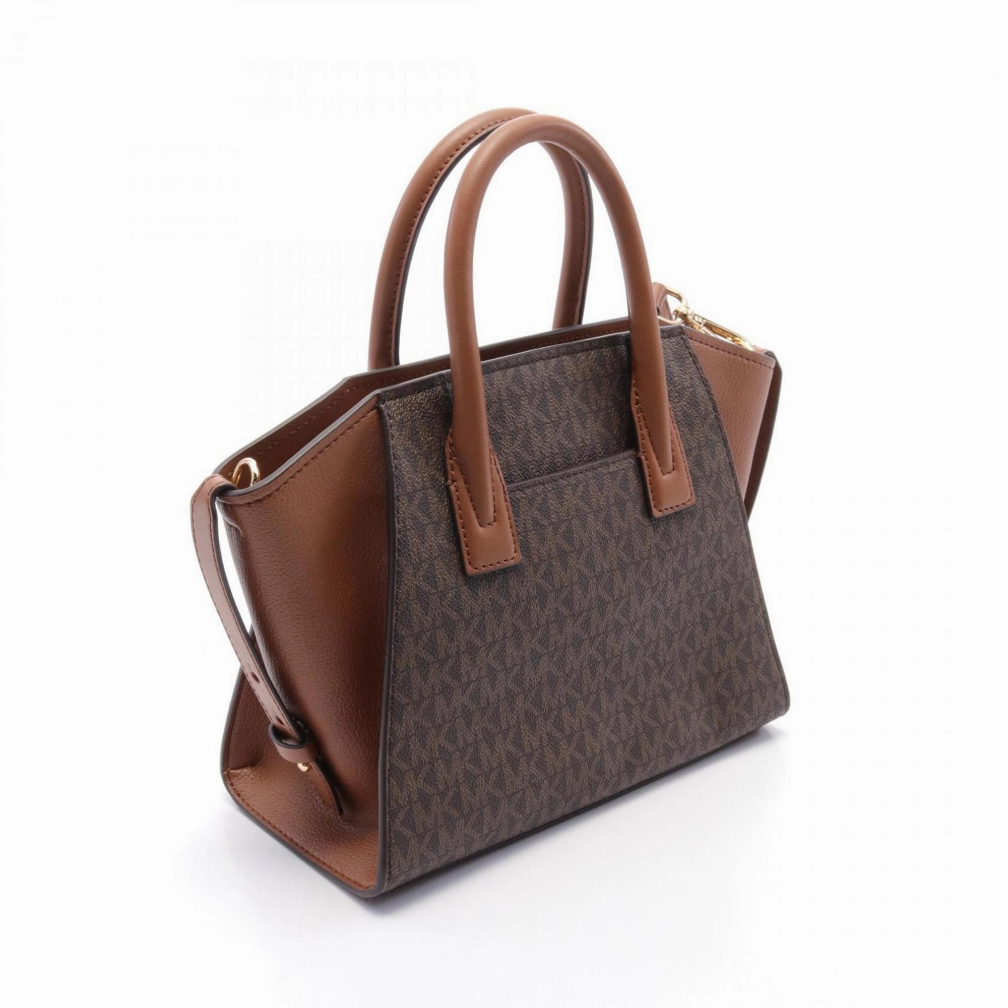 Michael Kors  Coated Canvas Pvc Leather Handbag (Pre-Owned)