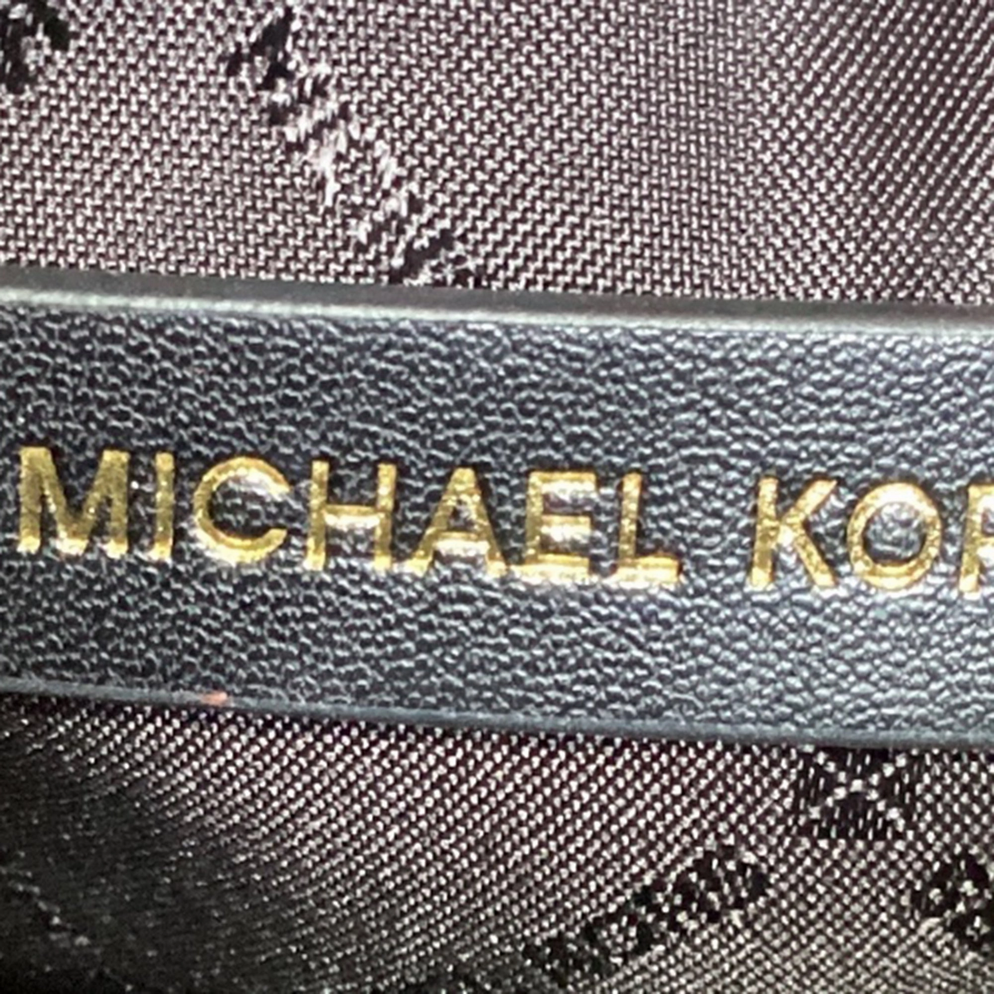 Michael Kors Hamilton Medium Satchel in Black Leather