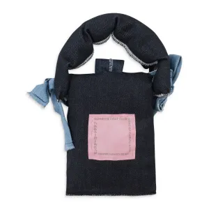 MINI PUFFER DENIM BLUE HANDBAG