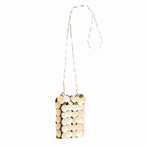 Mini sparkle discs Gold Bag