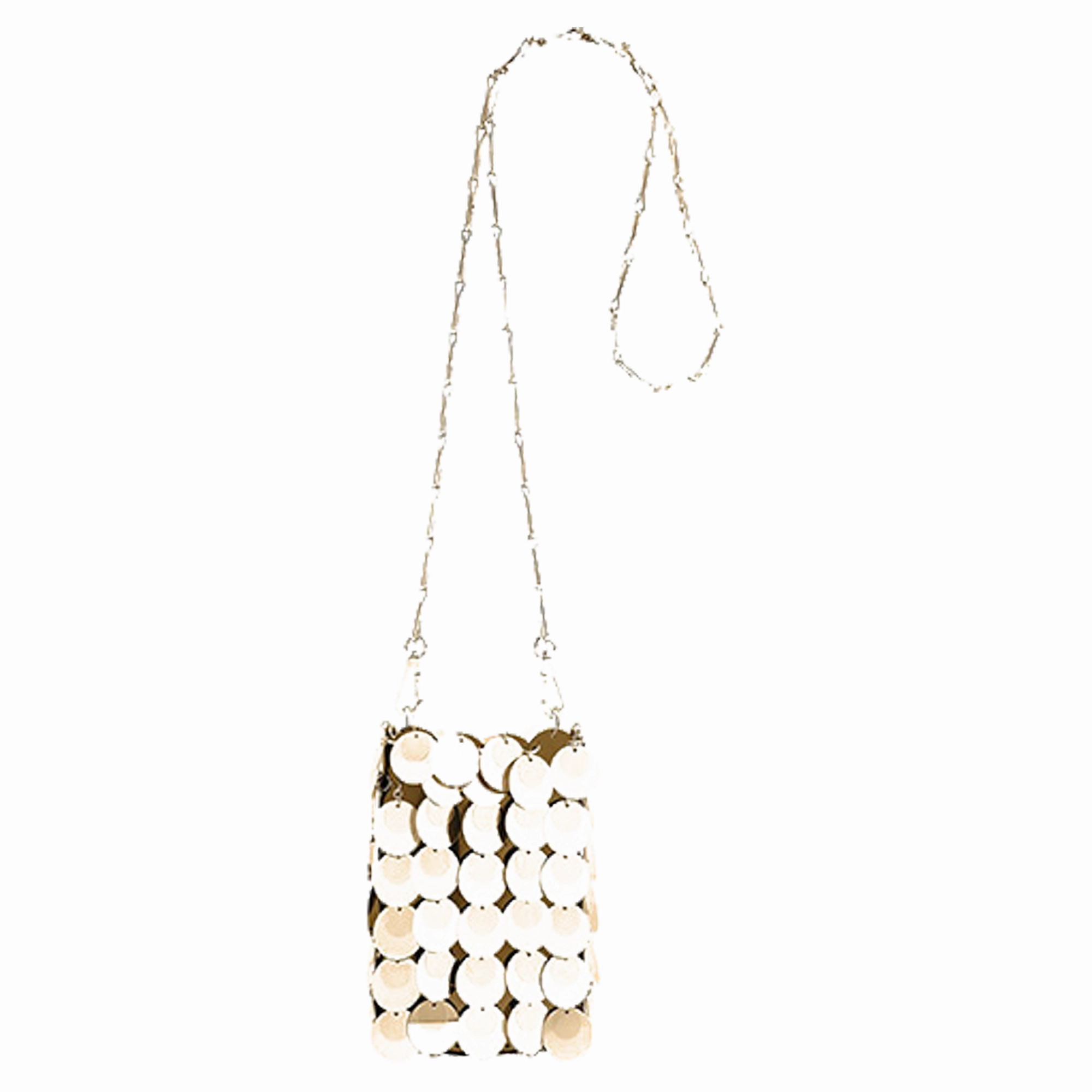 Mini sparkle discs Gold Bag