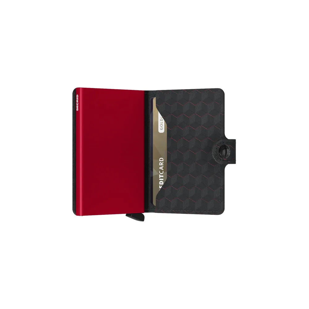 Miniwallet Optical Black-Red