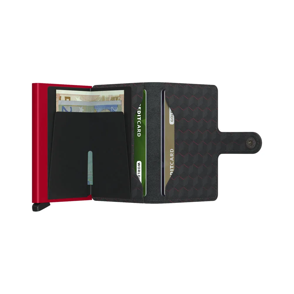 Miniwallet Optical Black-Red