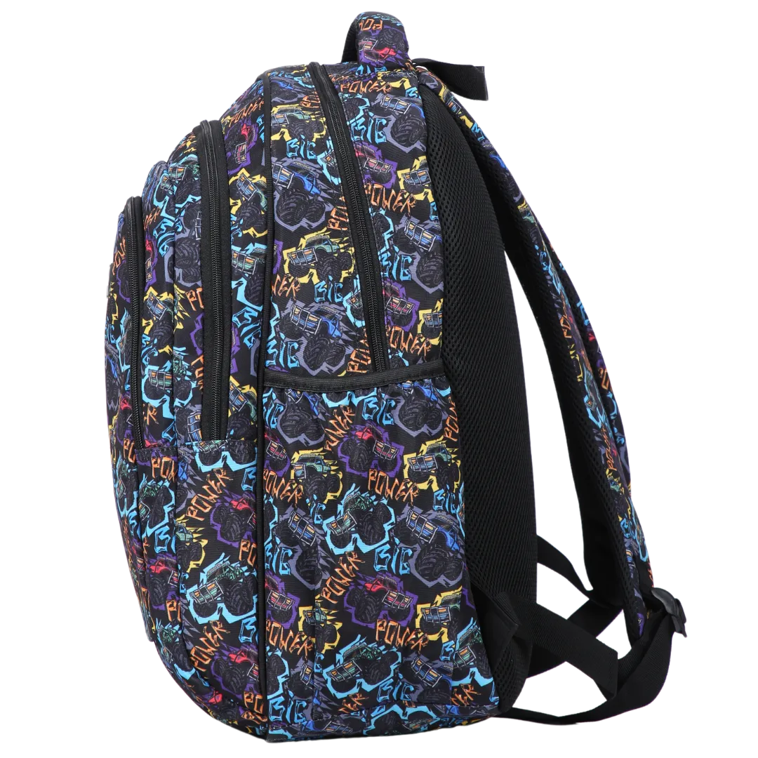 Monster Truck Large School Backpack