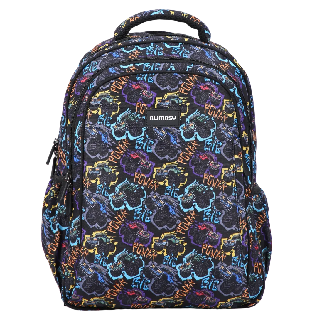 Monster Trucks Midsize Kids Backpack